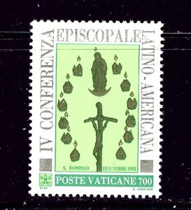 Vatican 911 MNH 1992 issue