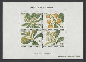 Monaco 1985 Japanese Medlar SS VF MNH (1472)