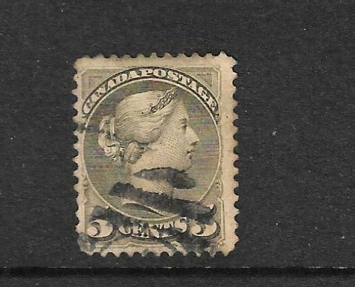 CANADA 1870-89  5c    QV  FU  Sc 38