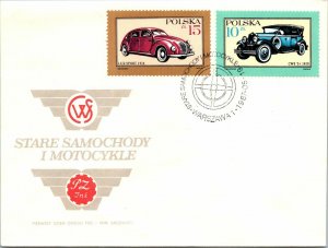 Poland 1987 FDC - Old Cars And Motorcycles - F12629