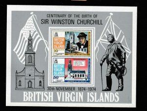 British Virgin Islands Churchill SG 279a MNH (2gaz) 