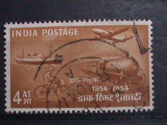 INDIA-1958  64 YEARS OLD STAMPS-25TH ANNIVERSARY OF INDEA AIRFORCE USED -VF-