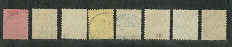 German East Africa Sc#31-38 Used/VF, Cv. $277.60