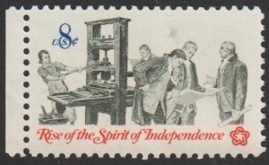 SC# 1476 - (8c) - American Bicentennial, printer, used single