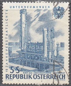austria  scott no 672 used
