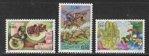 Algeria MNH sc# 694-6 Soldier