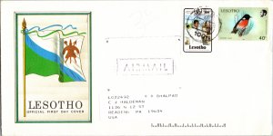 Lesotho, Birds, Flags