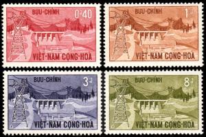 ✔️ SOUTH VIETNAM 1964 - HYDRO POWER - MI#304/307 SC#227/230 ** MNH OG [VN304]