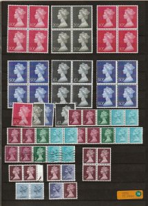 GREAT BRITAIN QE 1970s MNH Used Collection (Aprx 300 Items) Goy 2154