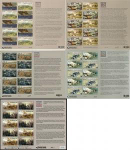 US 4523a 4665a 4788a 4911a 4981a Civil War 1861 1862 1863 1864 1865 sheets MNH