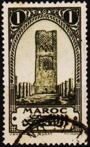 Morocco(French). 1917 1c  S.G.76 Fine Used