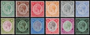 British Honduras Scott 92-103 (1922-33) Mint H VF, CV $191.25 M