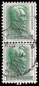 # 1209 USED PAIR ANDREW JACKSON
