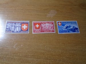 Switzerland  #  247-49  MH