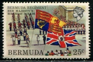 424 Bermuda 25c Queens Birthday Parade, MNH