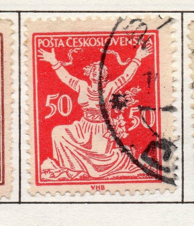 Czechoslovakia 1920-27 Early Issue Fine Used 50h. 271882