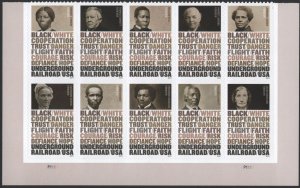 NEW ISSUE (Forever) The Underground Railroad Plate Block of Ten (2024) SA