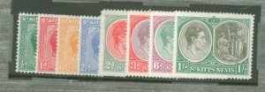 St. Kitts-Nevis #79-86var  Single (Complete Set)