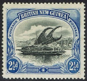 PAPUA 1901 LAKATOI BRITISH NEW GUINEA 2½D VERTICAL WMK