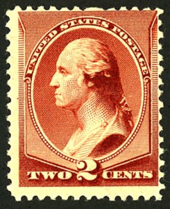 U.S. #210 MINT OG NH TINY THIN