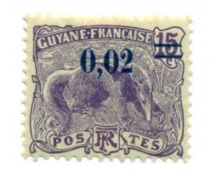French Guiana 1922 #95 MH SCV(2022)=$0.65
