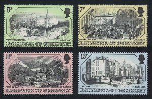 Guernsey Old Guernsey Prints 4v 1978 MNH SC#157-160 SG#161-164