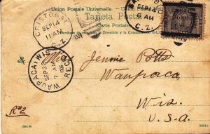 Canal Zone #16b on Post Card 1906