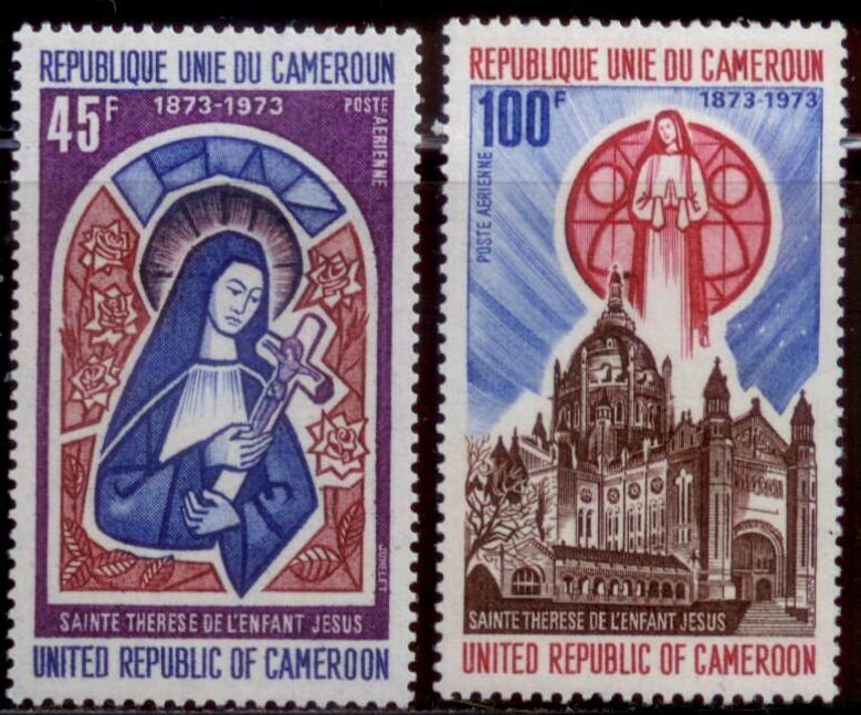 Cameroon 1973 SC# C195-6 Christmas MNH-OG E48