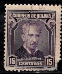 Bolivia #218 Mariano Baptista - Used