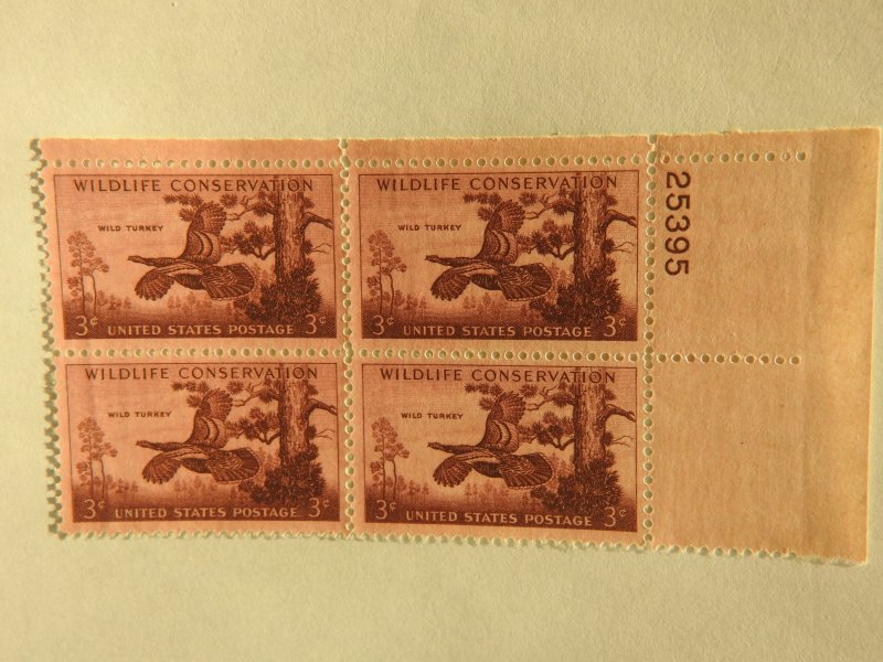 U. S. #1077   MINT  Plate Block   OG  NH