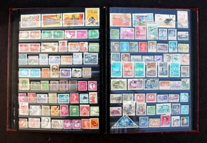 Worldwide Stamp Collection in Supersafe Stock Book Album 894 Used Stamps