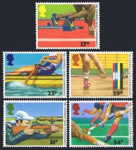 Great Britain 1149-1153, MNH. Michel 1076-1080. Commonwealth Games 1986.