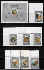 Uzbekistan 96-103 MNH Wildlife Animals Elephants Birds Monkeys ZAYIX 011023SM63