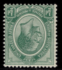 SOUTH AFRICA GV SG3w, ½d green, M MINT. WMK INVERTED