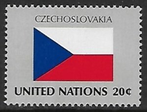 United Nations - N.Y. # 355 - Flag of Czechoslovakia - MNH.....{AL41}