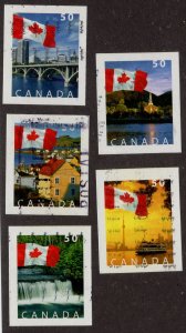 Used 2076 to 2080 Flags 50c