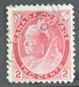 CANADA 1900 2 cents ROSE  SG155b USED