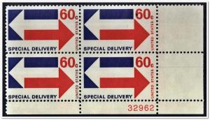 SC#E23 60¢ Special Delivery PB MNH 