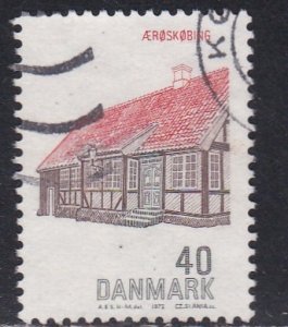 Denmark # 513, Danish Architecture, Used,