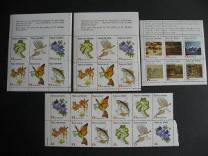 Canada Trust wildlife labels and 3 souvenir sheets etc, check them out!!