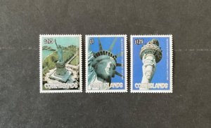 Stamps Cook Islands Scott #913-5 never hinged