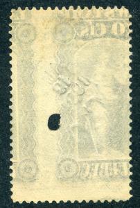 van Dam QL38  - 70c gray violet - Used - Offset Printing Error - Quebec Law ...