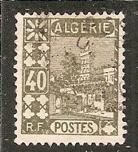 Algeria   Scott  47  Mosque    Used