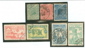 Brazil #159/160a/161-165 Used Single (Complete Set)