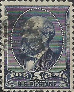 # 216 Indigo Used James A. Garfield