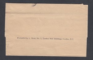 US 1902-04 THREE 1/2d  EDWARD VII WRAPPERS LONDON AREA TO GERMANY