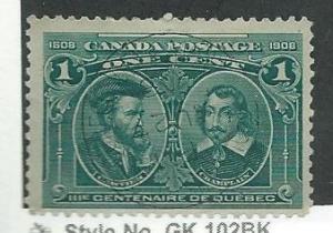 Canada #97 1c,Cartier & Champlain (U) CV.$4.50