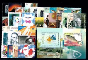 [54961] Macedonia 2007 Almost Complete Year Set with Minature sheet MNH