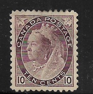 CANADA, 83, HINGE REMNANT, QUEEN VICTORIA