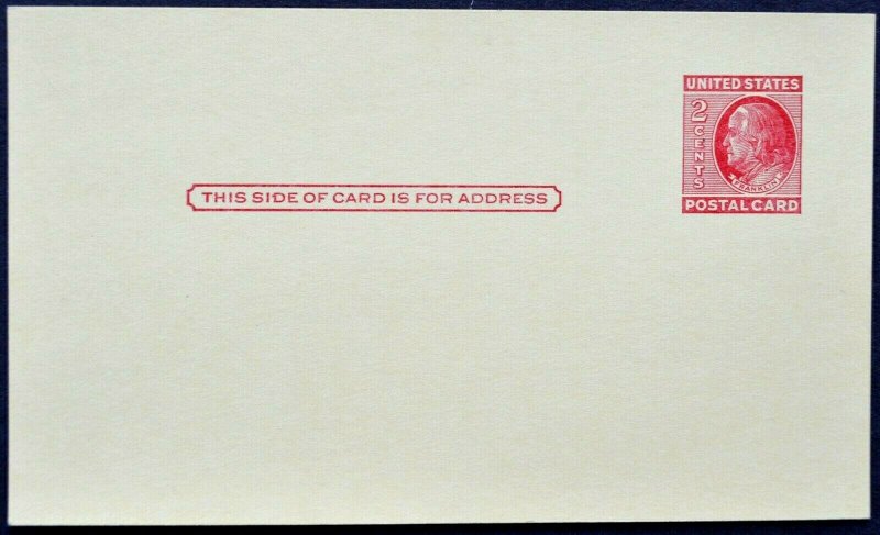 1914, 1951 US Sc. #UX27, UX38 postal cards (2), mint, very good condition